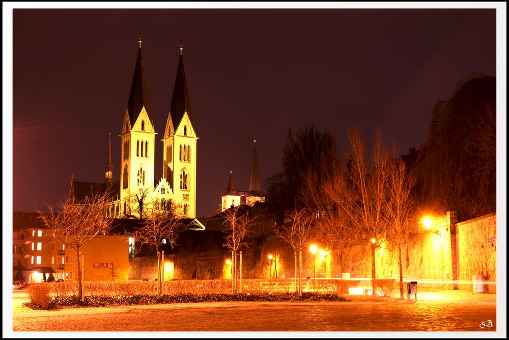 Dom von Halberstadt bei Nacht