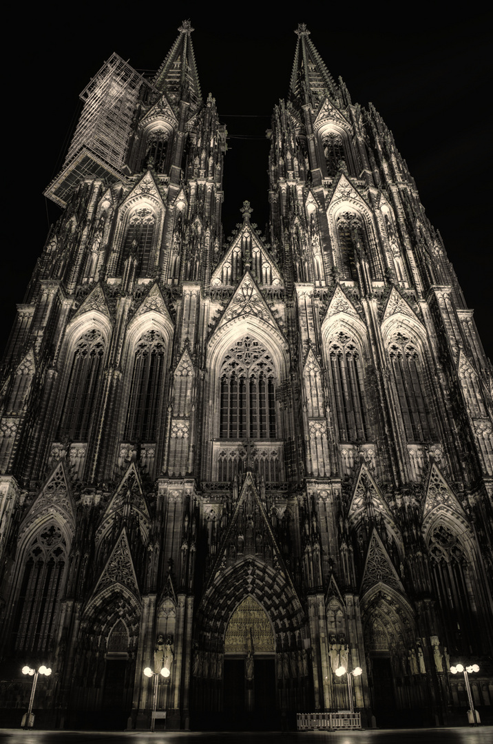 Dom von Köln bei Nacht