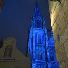 Dom von Regensburg in Blau