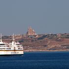 Dom von Xewkija und Fähre nach Gozo