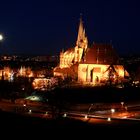 Dom zu Erfurt mit Vollmond