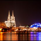 Dom zu Köln bei Nacht