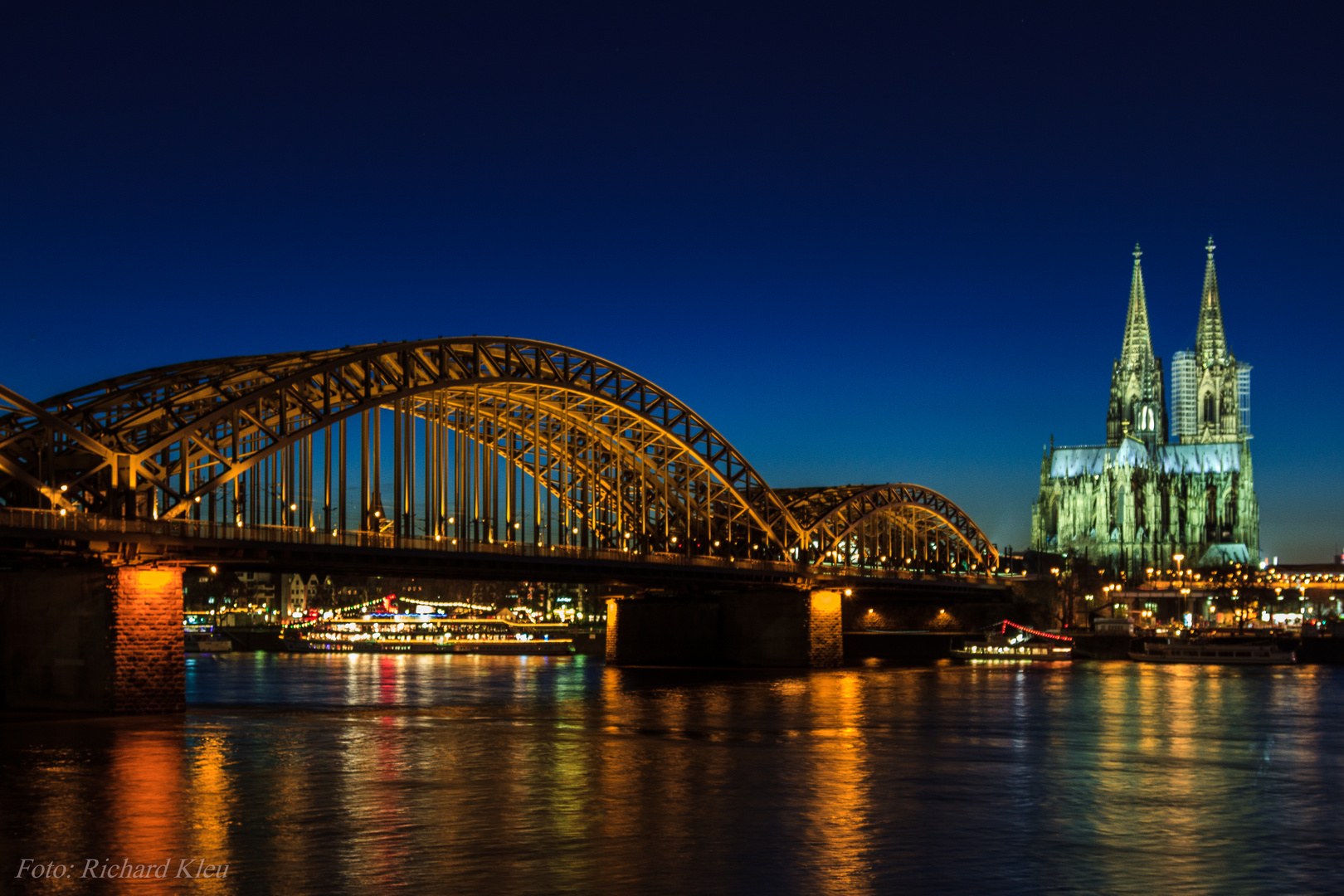 Dom zu Köln und Hohenzollernbrücke