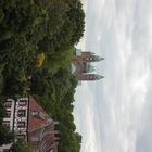 Dom zu Speyer - Blick von der Rheinbrücke auf den Dom