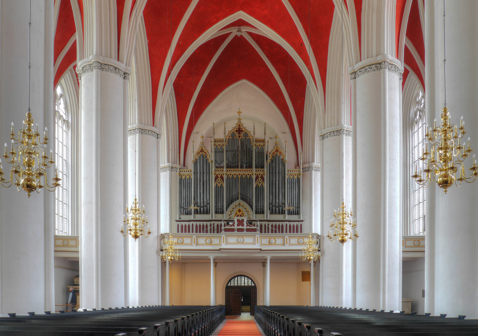 Dom zu Verden - Blick auf die "romantische Orgel"