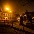 Dombrunnen bei Nacht