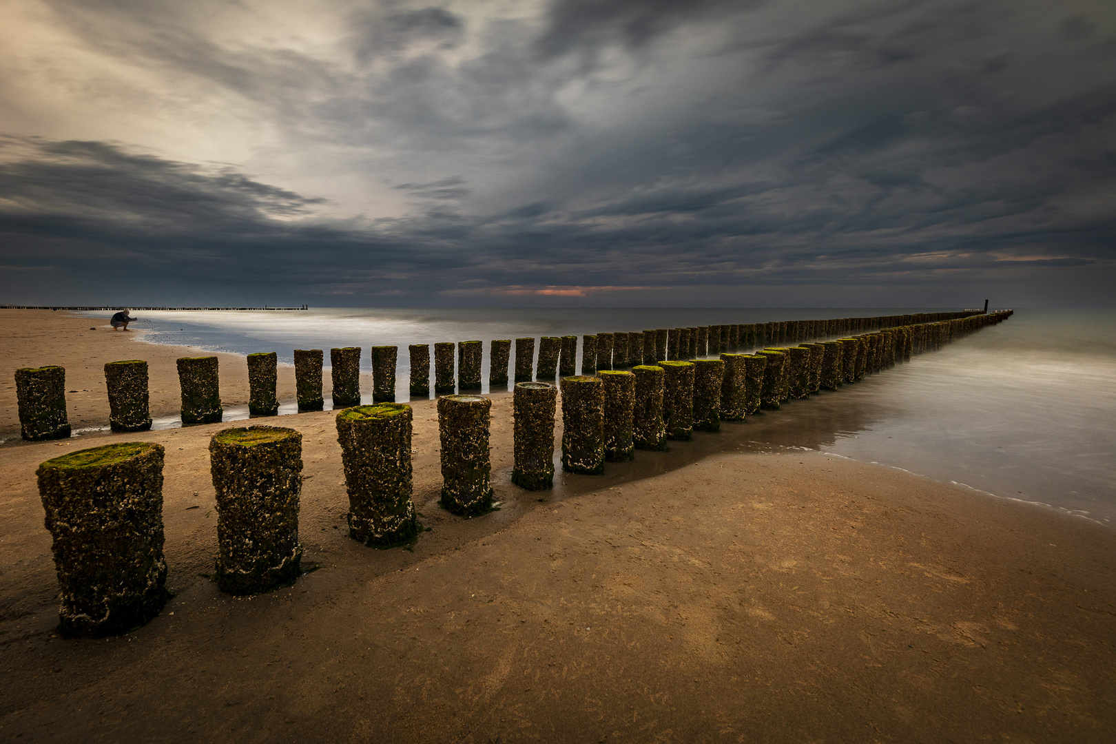 Domburg, abends am Strand