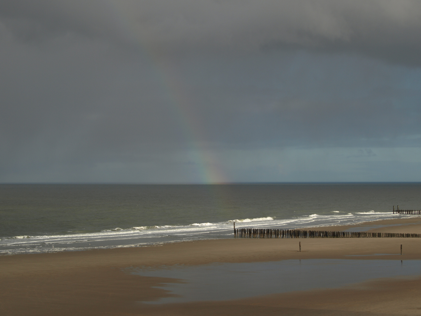 Domburg ... Regenbogen im Dezember