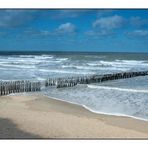 Domburg, Strand im März 2008