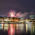 Domfeuerwerk an der Alster