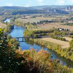 Domme - Panoramablick auf die Dordogne