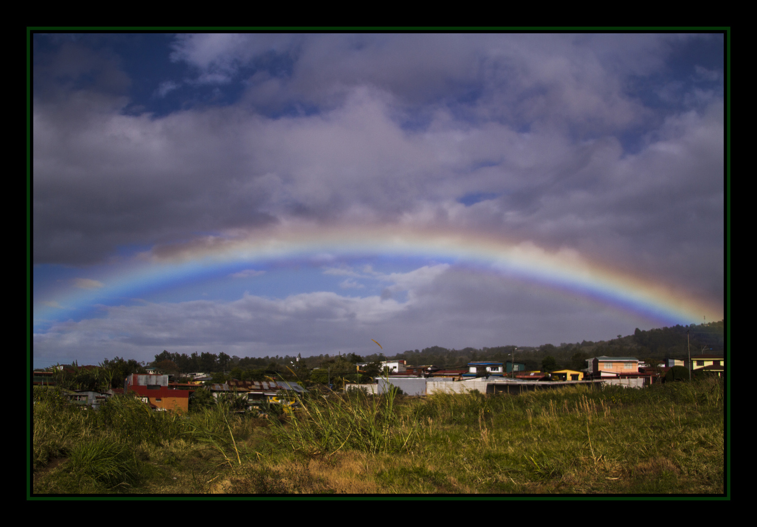 domo con arcoiris