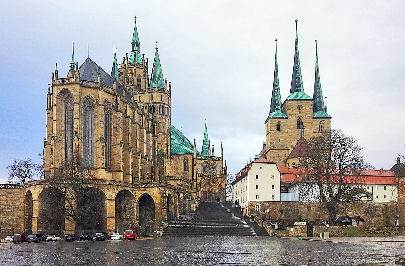  Foto zu Domplatz Erfurt Foto & Bild 