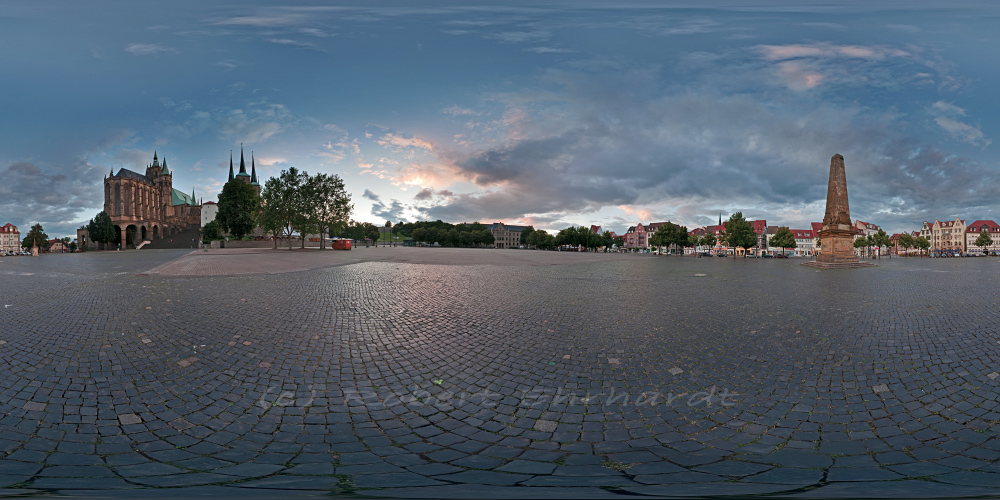 Domplatz Erfurt, 360°x180°