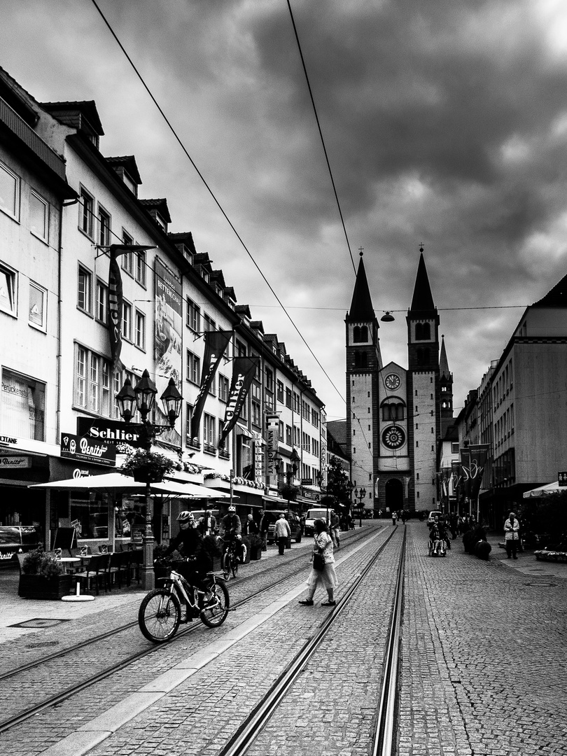 Domstraße in Würzburg 