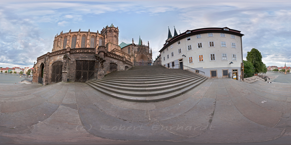 Domstufen, Dom Erfurt, 360°x180°