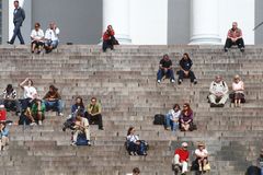 Domtreppe in Helsinki - Schöner Ort um zu entspannen!