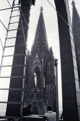 Domtürme vom Vierungsturm aus fotografiert (1986)