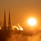 Don Bosco Kirche mit Sonne