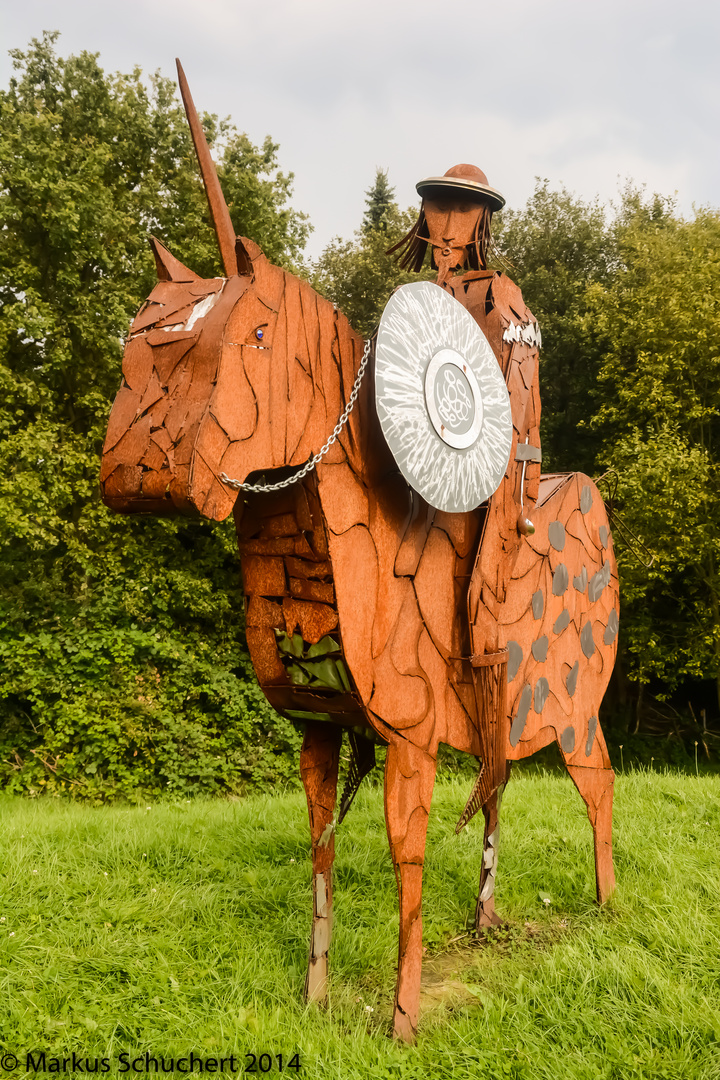 Don Quijote im Kampf gegen den Rost