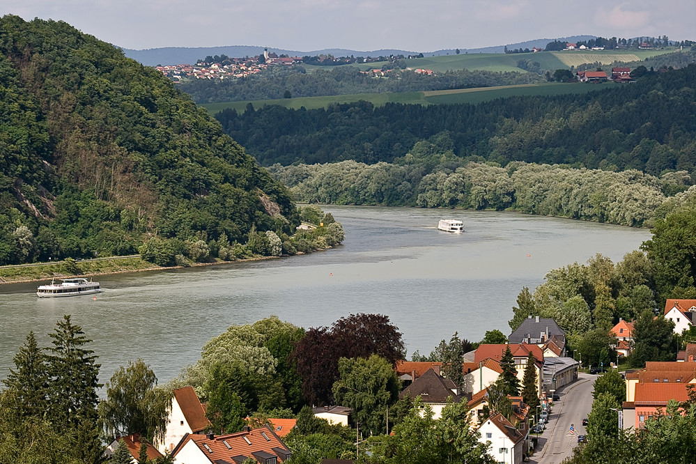 Donau bei Passau von Gerlinde Jauernig 