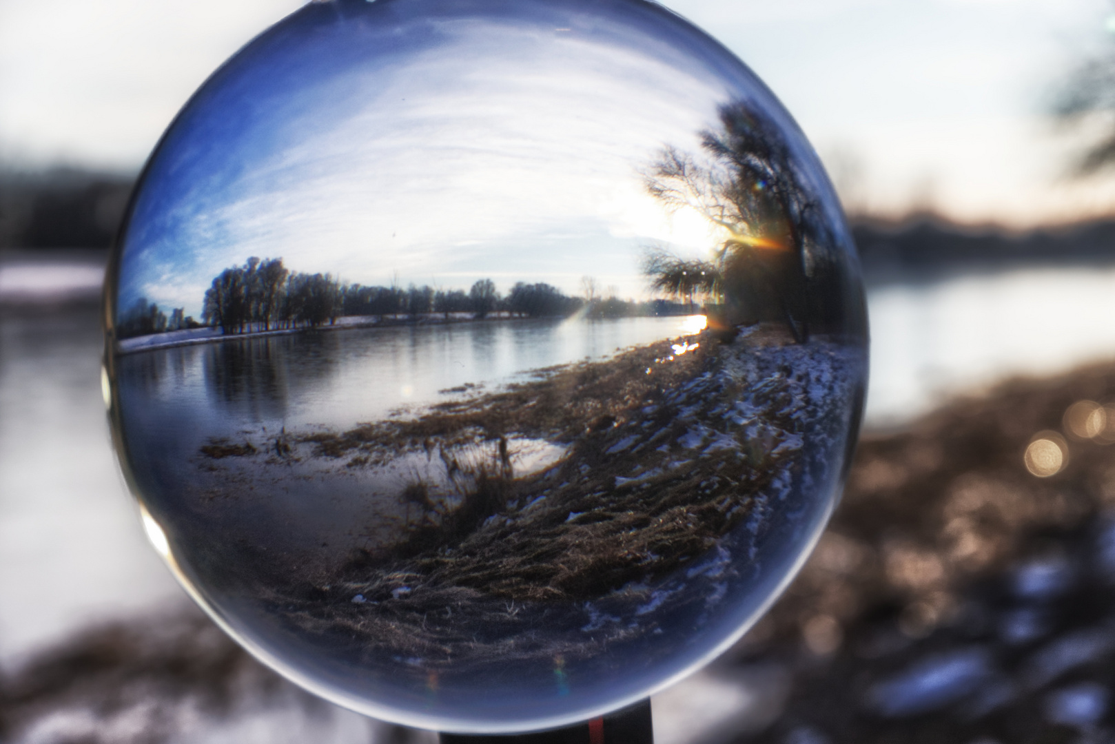 Donau durch die Kugel