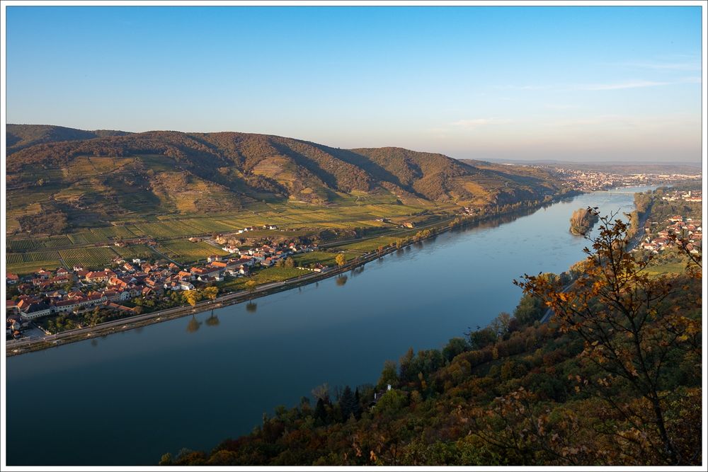 Donau im Abendlicht