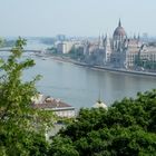 Donau im Hintergrund Budapest Mai 2011