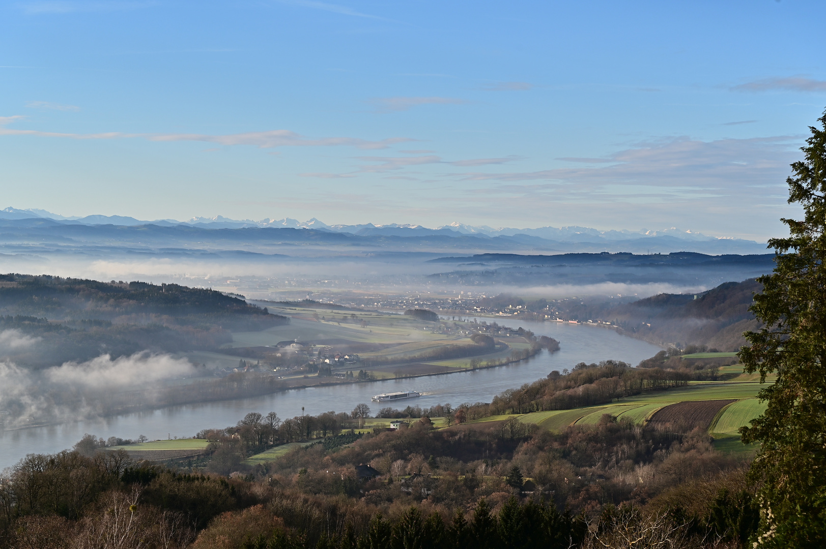 Donau im Nebel