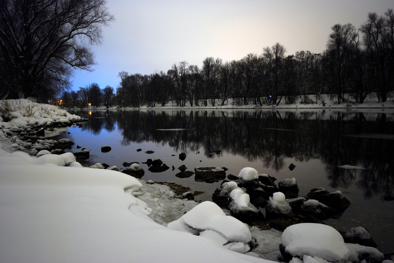 Donau im Winterkleid