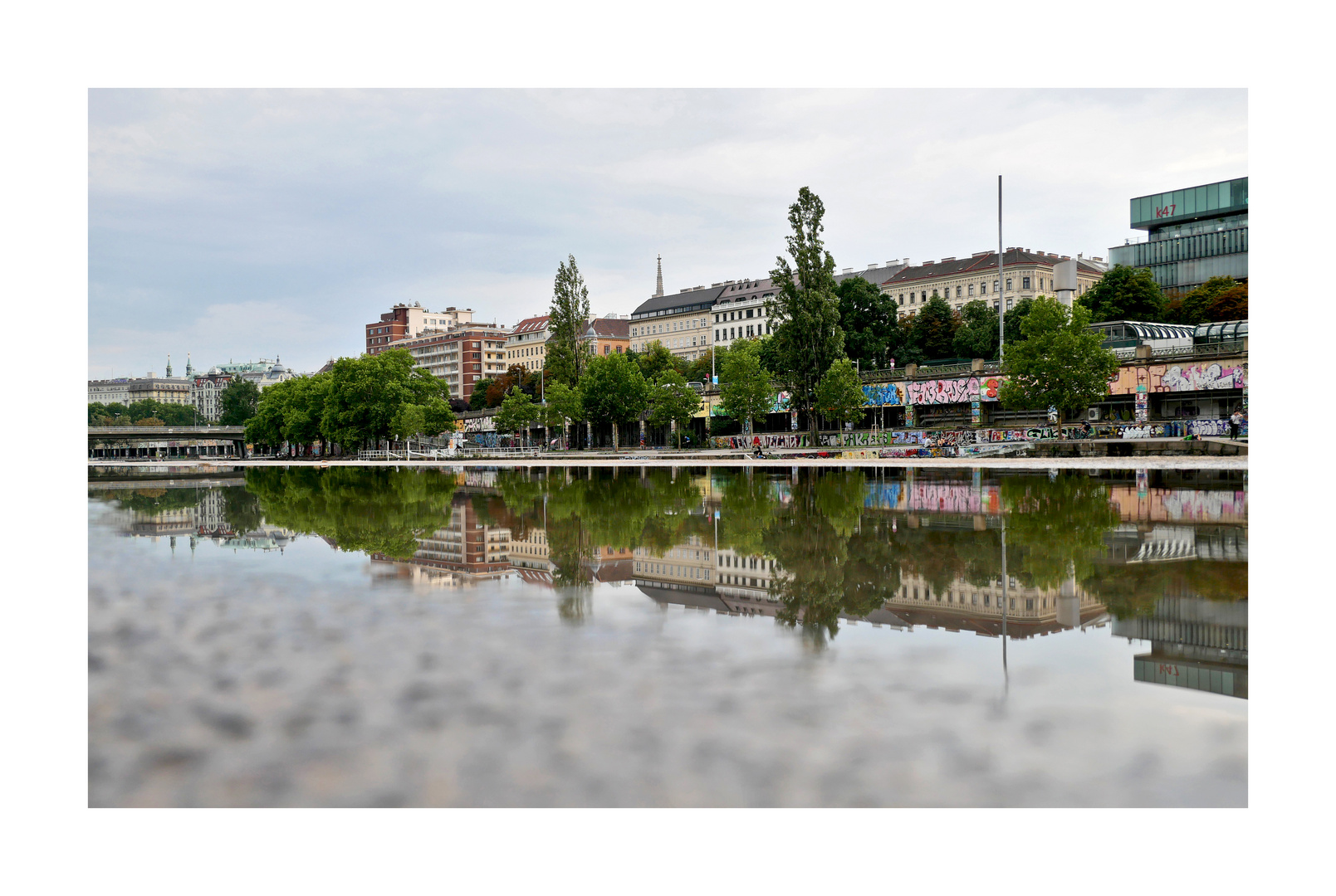 Donau-Kanal scheint übervoll - na toll!