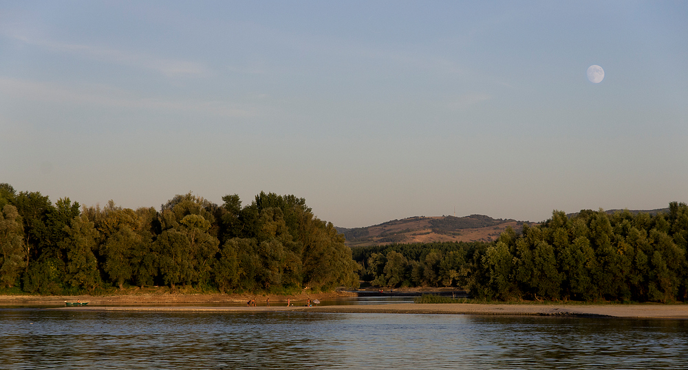 Donau Spätsommerabend