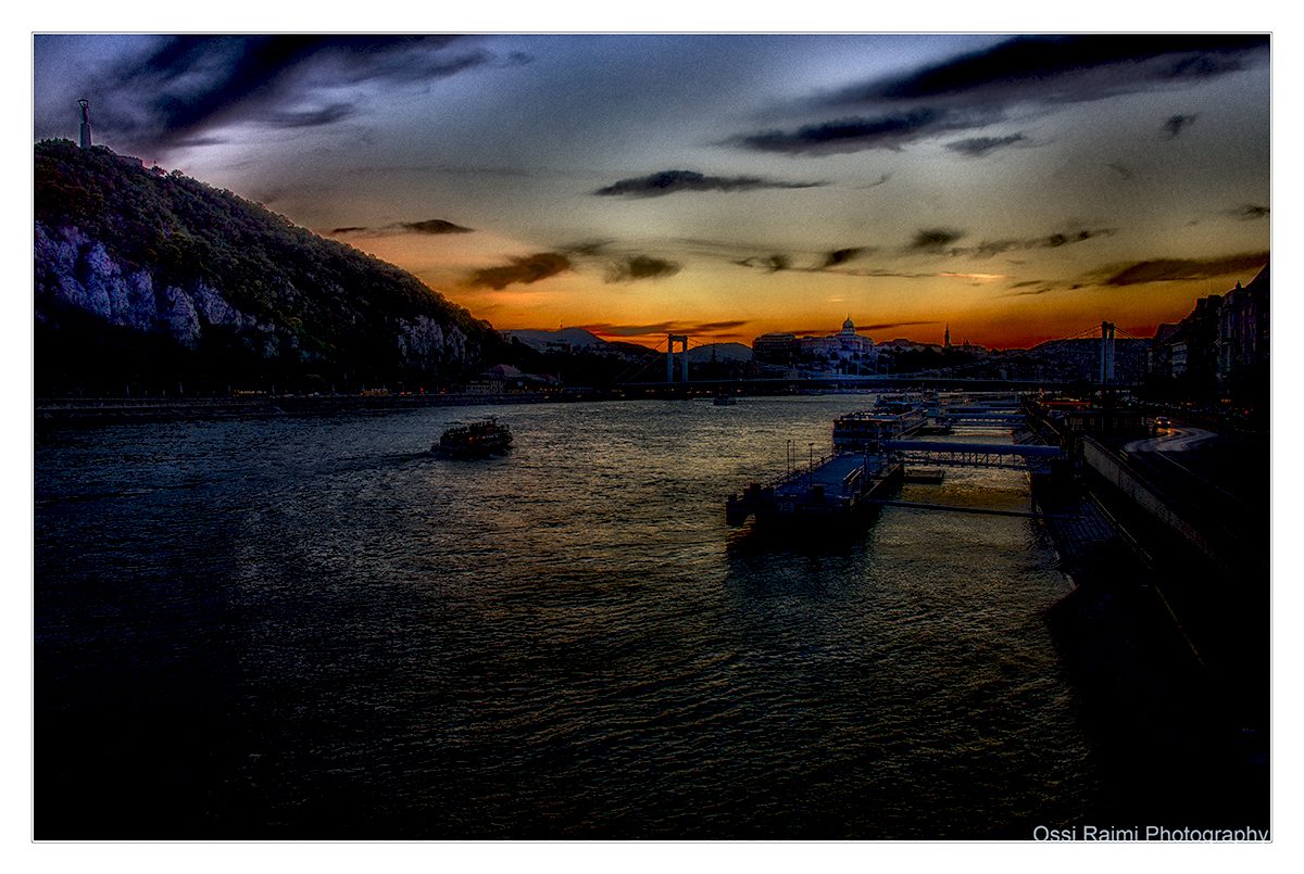Donau sunset