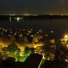 Donau Ufer bei nacht