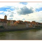 Donaublick auf Regensburg