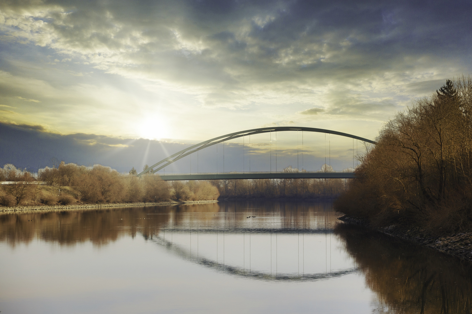 Donaubrücke bei Straubing