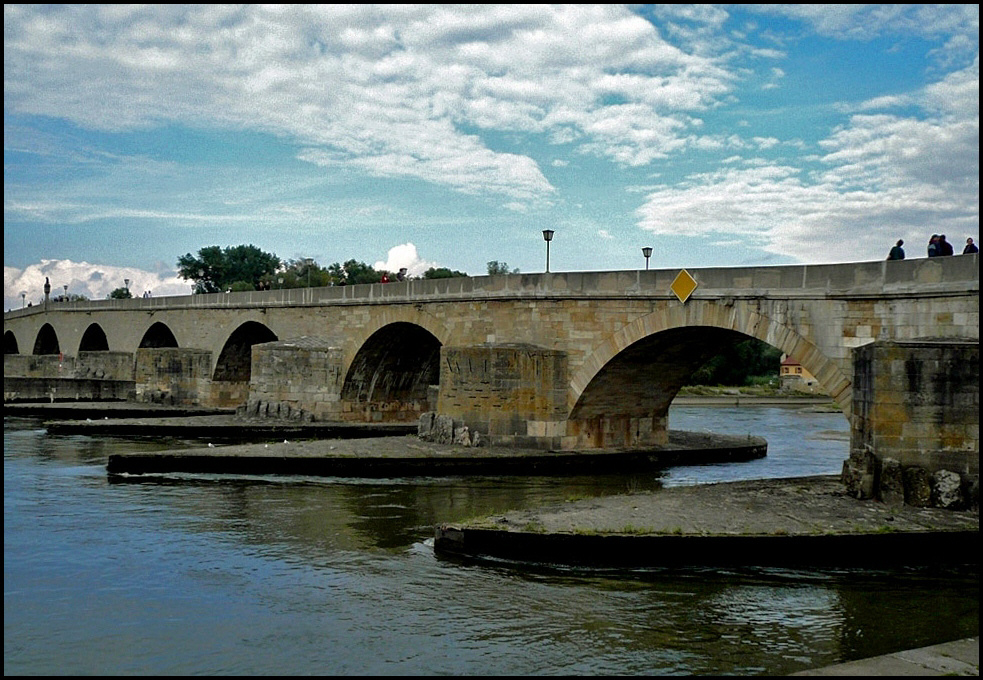 Donaubrücke in Regensburg