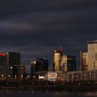 Donaucity bei Sonnenuntergang