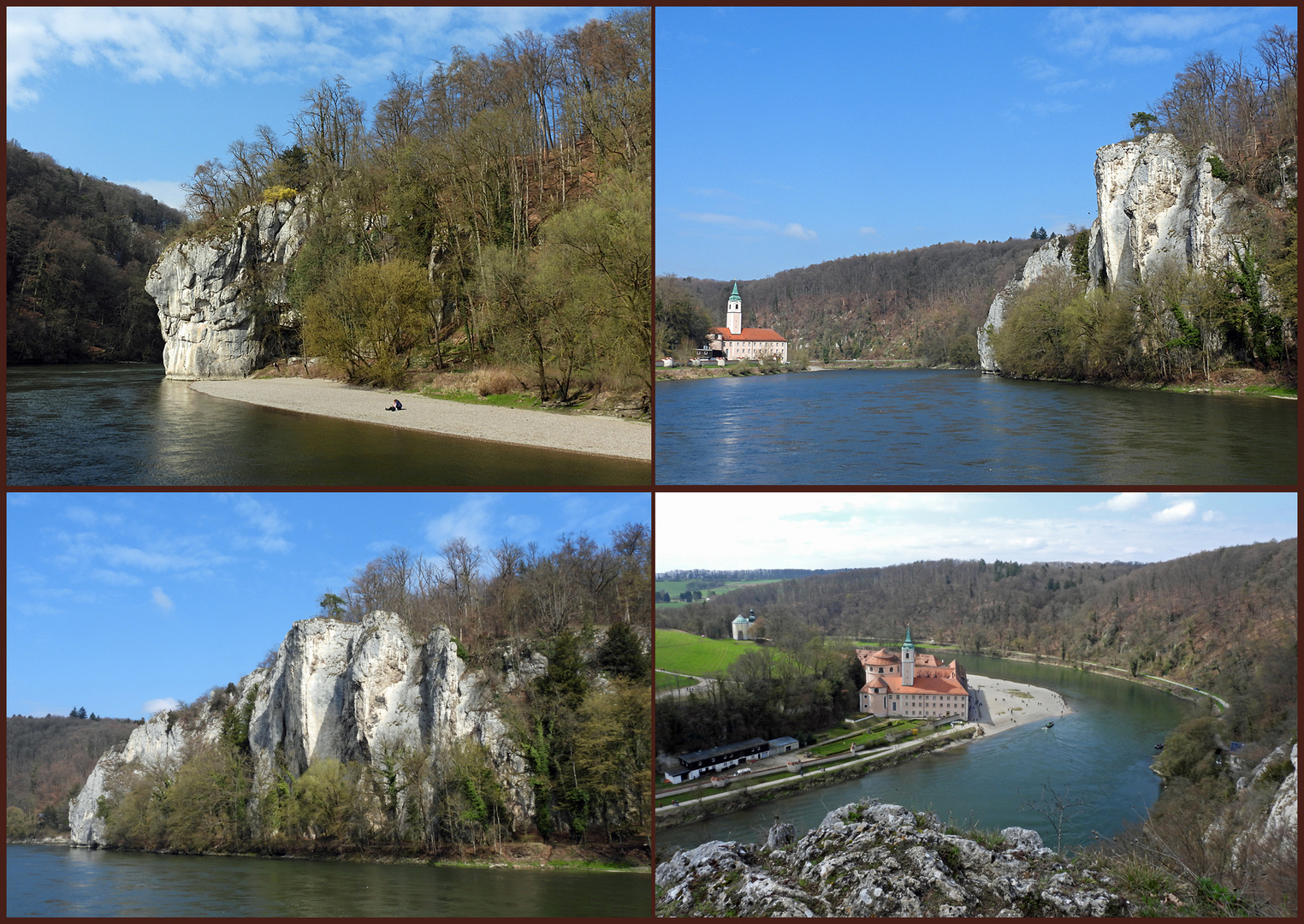Donaudurchbruch und Kloster Weltenburg