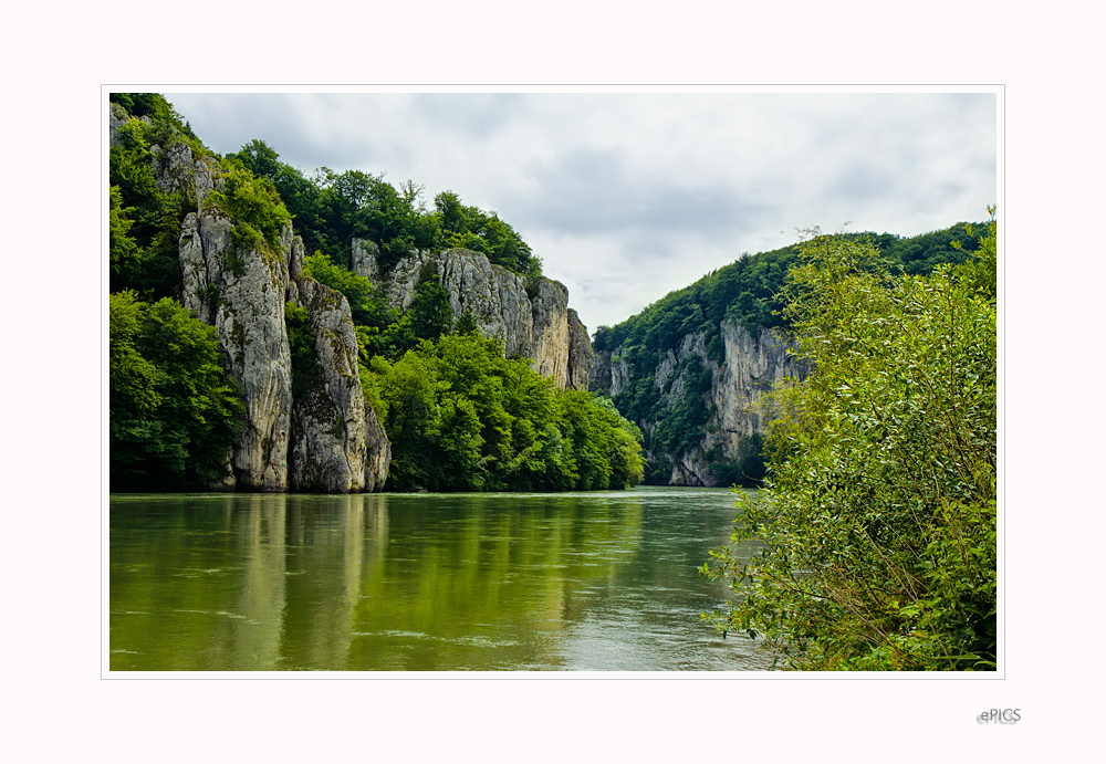 Donauenge beim Kloster Weltenburg