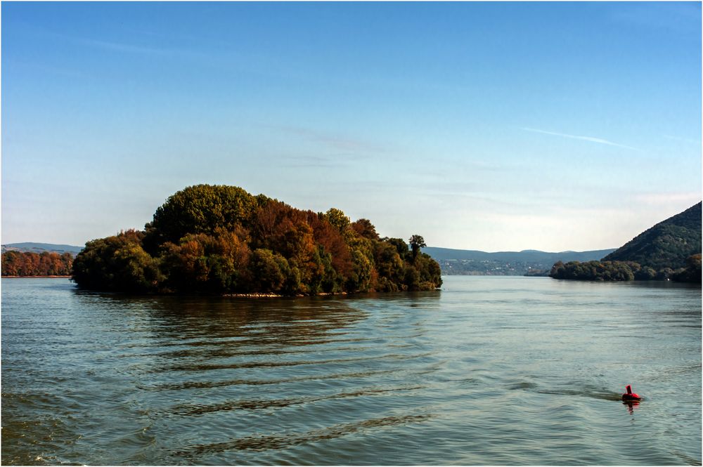 Donauinsel kurz vor Esztergom