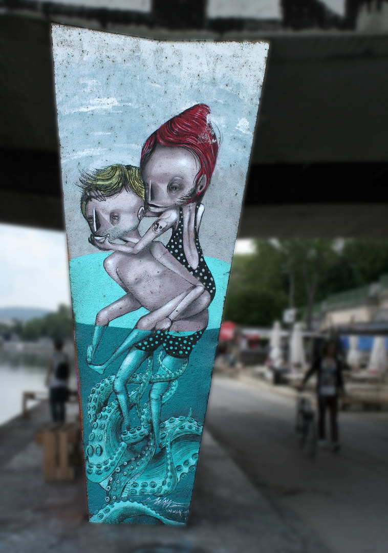 Donaukanal-Graffito