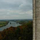 Donaulandschaft mit Säule der Wallhalla