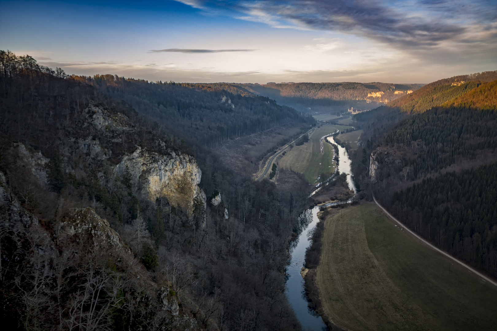 Donautal vom Knopfmacherfelsen aus