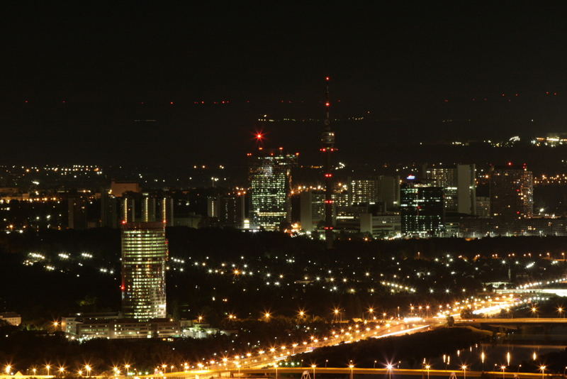 Donauturm by Night