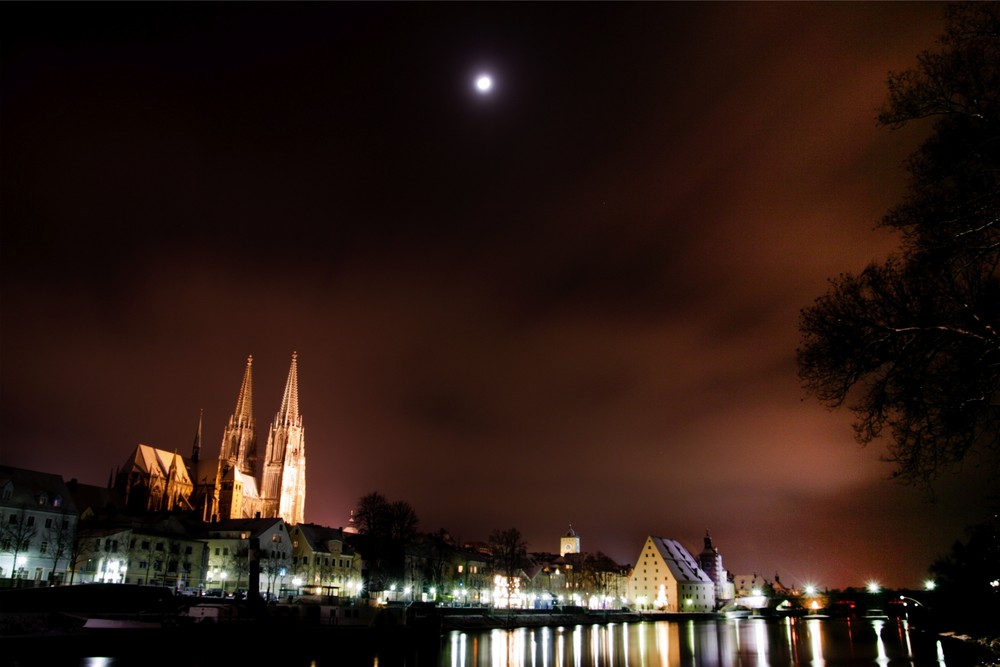 Donauufer in Regensburg