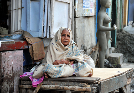 donna di Kumartuli (Kolkata, India)