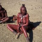 DONNA NAMIBIANA DELLA TRIBU' DEGLI HIMBA