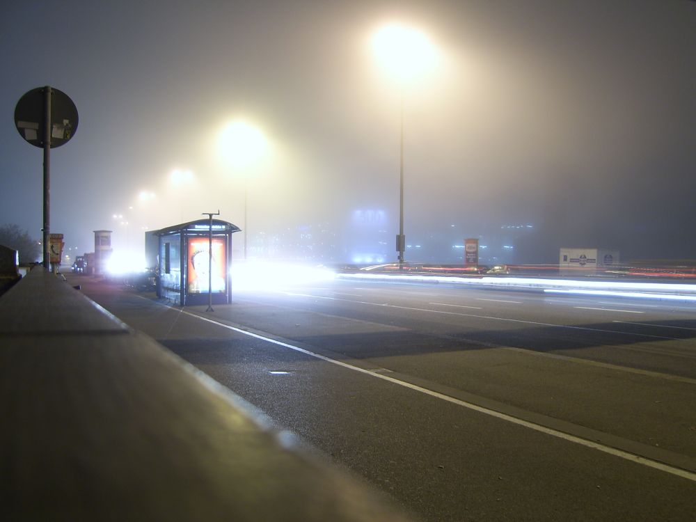 Donnersbergerbrücke im Nebel