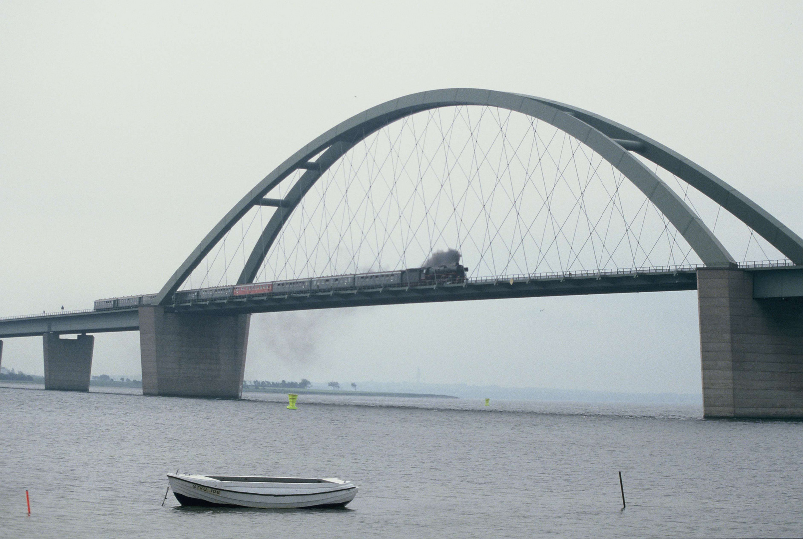 Donnerstag 09. Juni 1988, 13.34 Uhr Fehmarnsundbrücke,